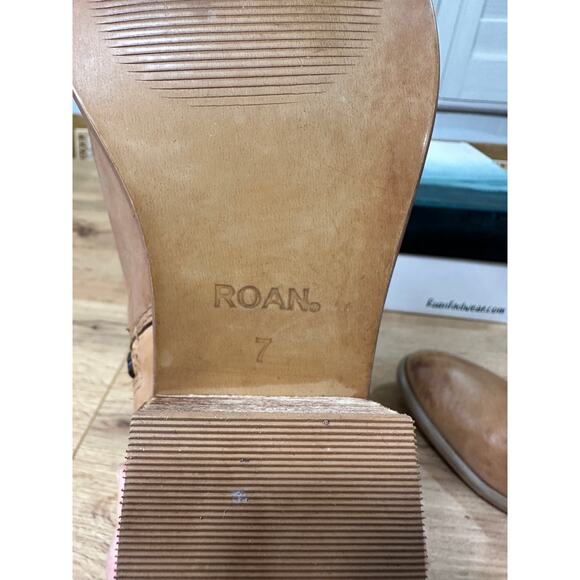 ROAN® by Bed Stu Australia Boots Pecan Leather 7 US 37 EU NIB Chic Vintage Style - Picture 12 of 14